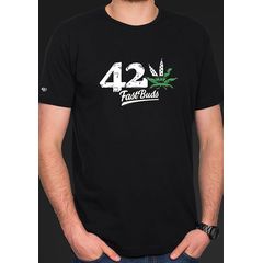 Футболка черная "42", размер М, Фасовка: 1